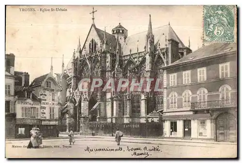 Cartes postales Troyes Eglise St Urbain