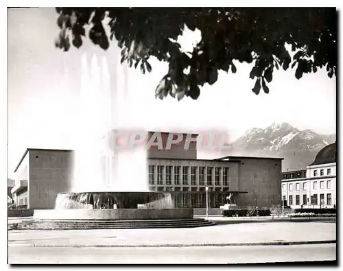 Cartes postales moderne Luzern Wagenbachbrunnen u Kunsthaus