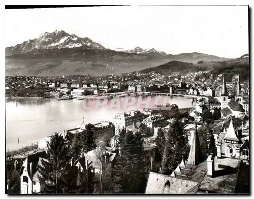 Cartes postales moderne Luzern mit Pilatus