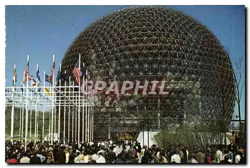 Cartes postales moderne Allemagne Ces realisations sont disposees a divers etages sous une gigantesque tente translucide