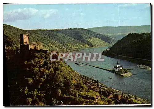 Cartes postales moderne Kaub Gutenfels et Pfalz