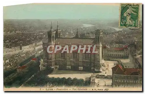 Cartes postales Lyon Fourviere Vue Generale