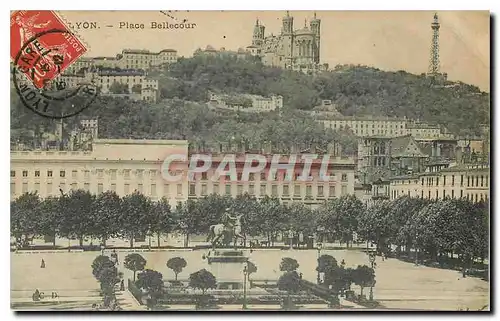 Cartes postales Lyon Place Bellecour