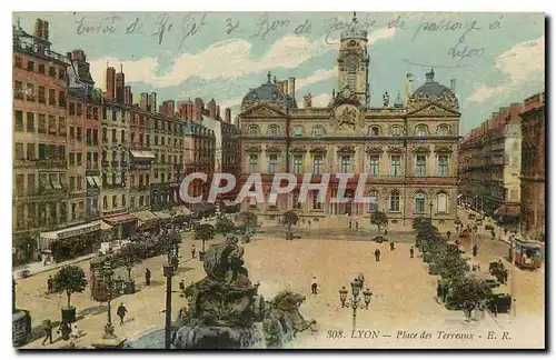 Cartes postales Lyon Place des Terreaux