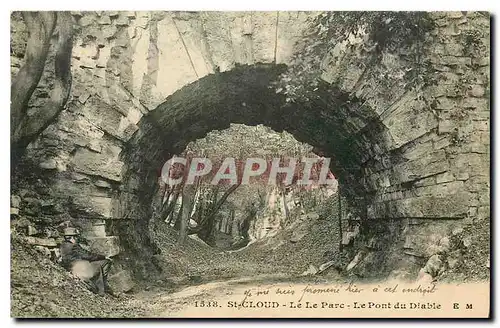 Cartes postales St Cloud Le Parc Le Pont du Diable