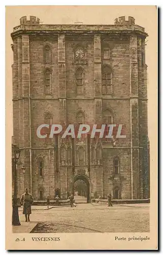 Cartes postales Vincennes porte principale