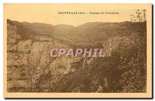 Cartes postales Hauteville Ain Cascade de Charabotte