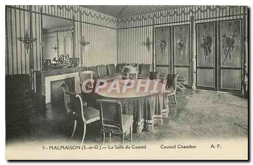 Cartes postales Malmaison S et O La Salle du Conseil