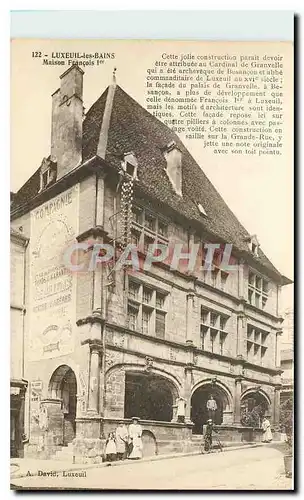 Cartes postales Luxeuil les Bains Maison Francois 1er