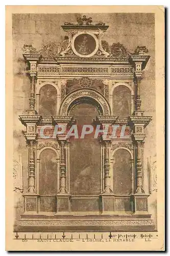 Cartes postales Saint Claude L'Eglise le Retable