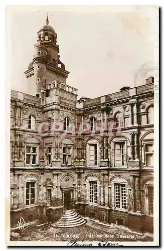 Cartes postales Toulouse Interieur Hotel d'Assezat Tour