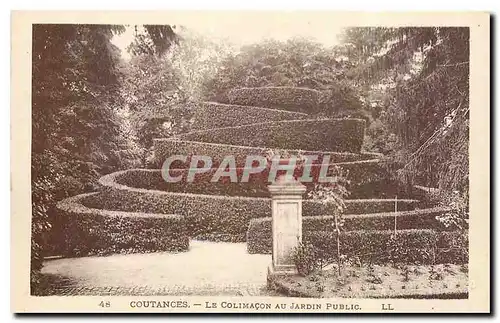 Cartes postales Coutances Le Colimacon au Jardin Public