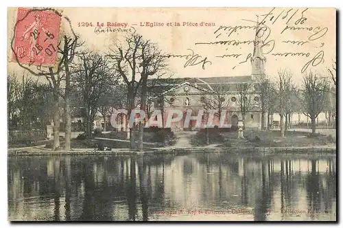 Cartes postales Le Raincy l'Eglise et la Piece d'eau