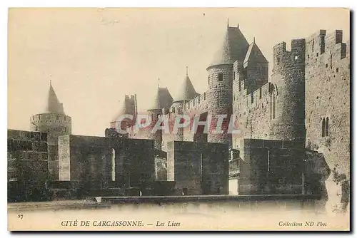 Cartes postales Cite de Carcassonne Les Lices