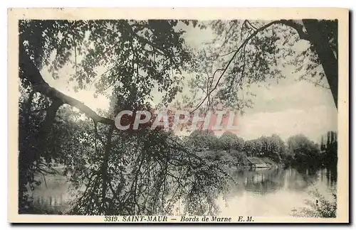 Cartes postales Saint Maur Bords de Marne