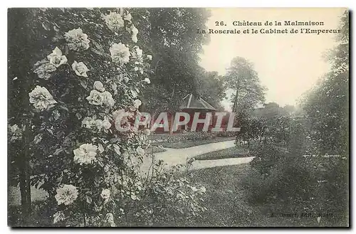 Cartes postales Chateau de la Malmaison la roserale et le Cabinet de l'Empereur