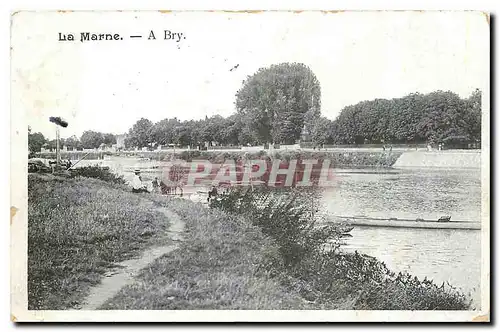 Cartes postales La Marne A Bry