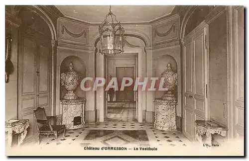 Cartes postales Chateau d'Ormesson Le Vestibule