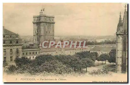 Cartes postales Vincennes Vue interieure du Chateau