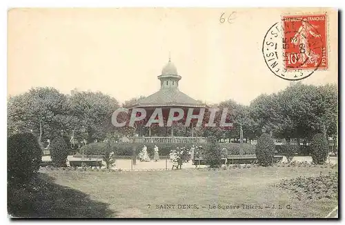 Cartes postales Saint Denis Le Square Thiers