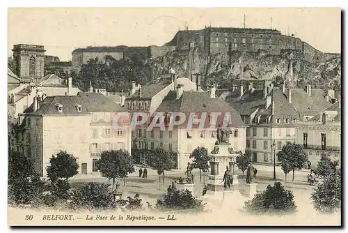 Cartes postales Belfort La Place de la Republique