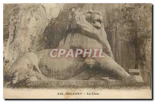 Cartes postales Belfort le Lion