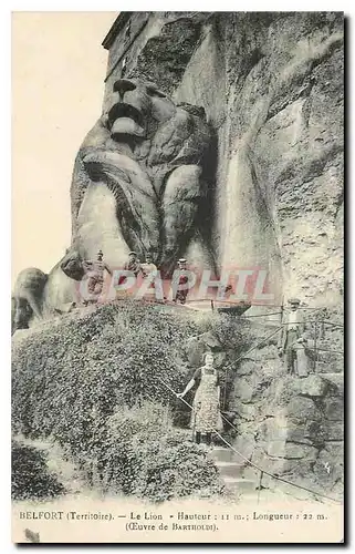 Cartes postales Belfort Territoire Le Lion