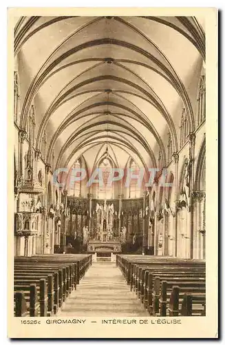 Cartes postales Giromagny Interieur de l'eglise