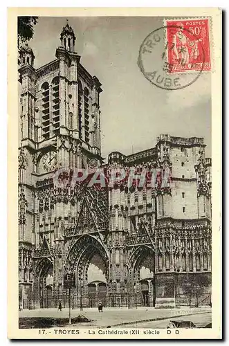 Cartes postales Troyes La Cathedrale