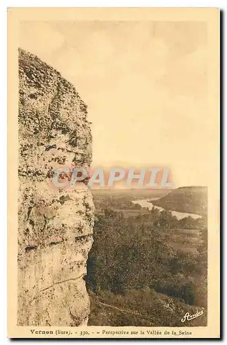 Cartes postales Vernon Eure Perspective sur la Vallee de la Seine