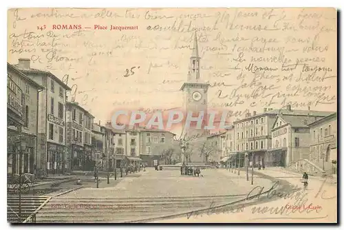 Cartes postales Romans Place Jacquemart