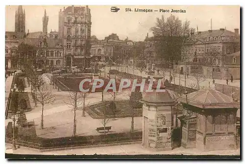 Cartes postales Limoges Place Jourdan