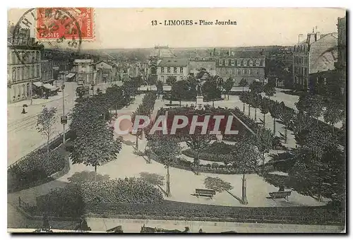 Cartes postales Limoges Place Jourdan