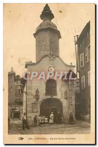 Cartes postales Limoges Eglise Saint Auretien