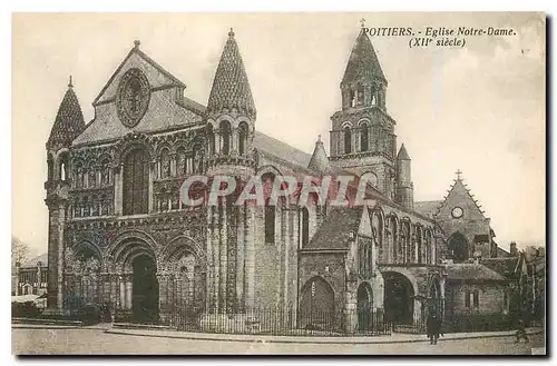 Cartes postales Poitiers Eglise Notre Dame