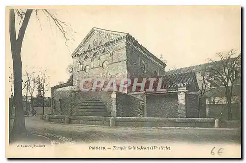 Cartes postales Poitiers Temple Saint Jean