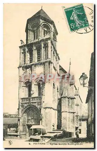 Cartes postales Poitiers Eglise Sainte Radegonde