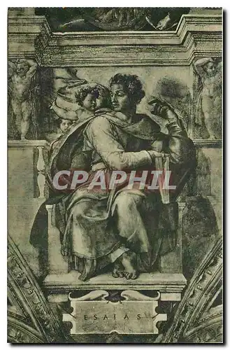 Cartes postales Citta del Vaticano Cappelle Sistina Michelangelo Le Prophete Isaie