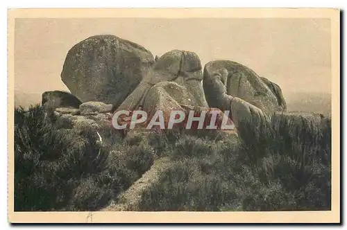 Cartes postales Toulx Sainte Croix Creuse Pierres Jaumatres Le Berceau du Diable