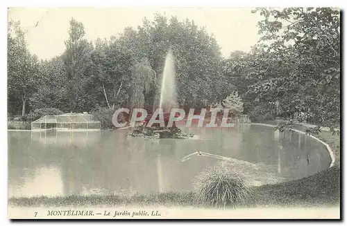 Cartes postales Montelimar Le jardin public