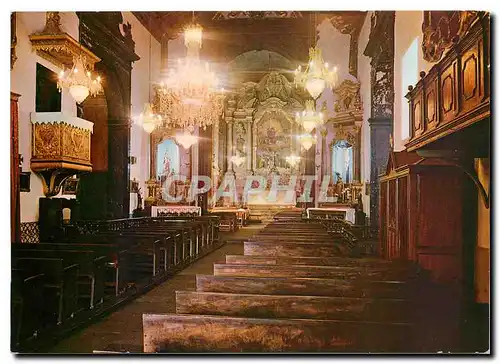 Cartes postales moderne Madeira Interieure de l'Eglise du Monte