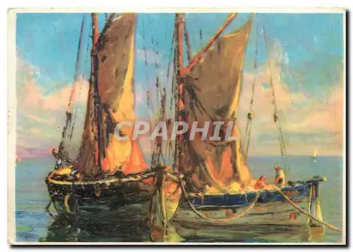 Cartes postales moderne Bateaux de peche