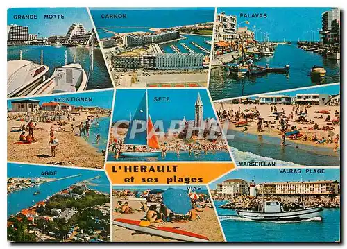 Cartes postales moderne l'Herault et ses Plages