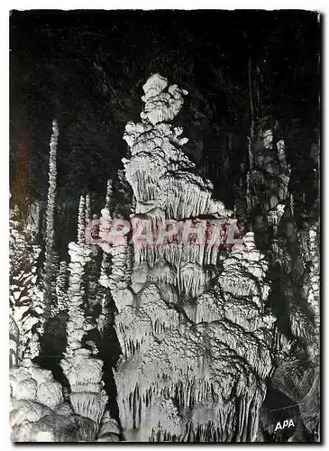 Cartes postales moderne L'Aven Armand Stalagmite Monumentale au bord du Gouffre surmontee par le Canard