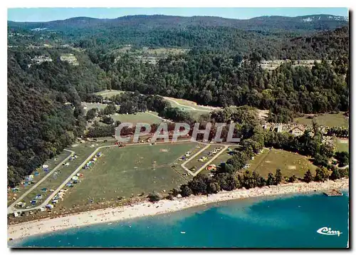 Cartes postales moderne Domaine de Chalain Camping Chasse peche vue aerienne la Plage et le Camping