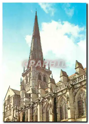 Cartes postales moderne Autun Cathedrale Saint Lazare Le Clocher