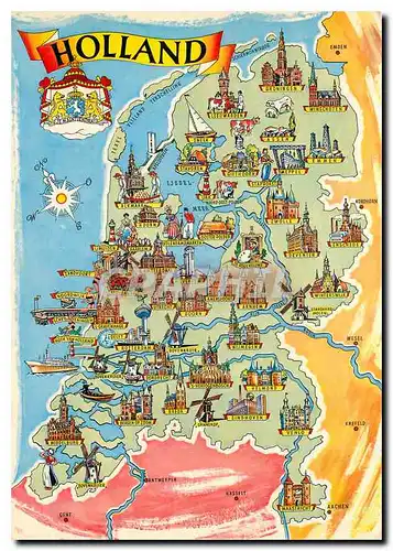 Cartes postales moderne Holland