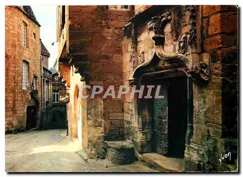 Cartes postales moderne Sarlat (Dordogne) Rue de la Salamandre Porte de l'Hotel de Grezel