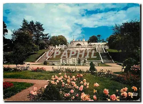 Cartes postales moderne Valence (Drome) La roseraie et le belvedere du parc Jouvet