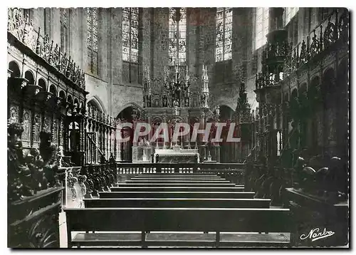 Cartes postales moderne Saint Bertrand de Comminges (Hautes Garonne) Interieur de la Cathedrale  (12e 14 e siecles) Le M